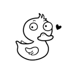 風格皂章~B035 淘氣小鴨